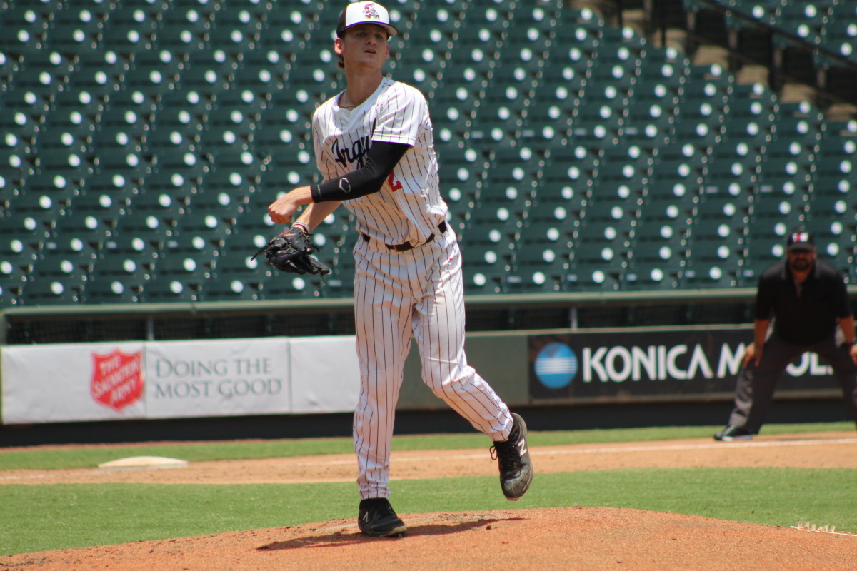 Magnolia West Argyle 5A UIL state championship Texas baseball playoffs 061023 Andrew McCulloch 74